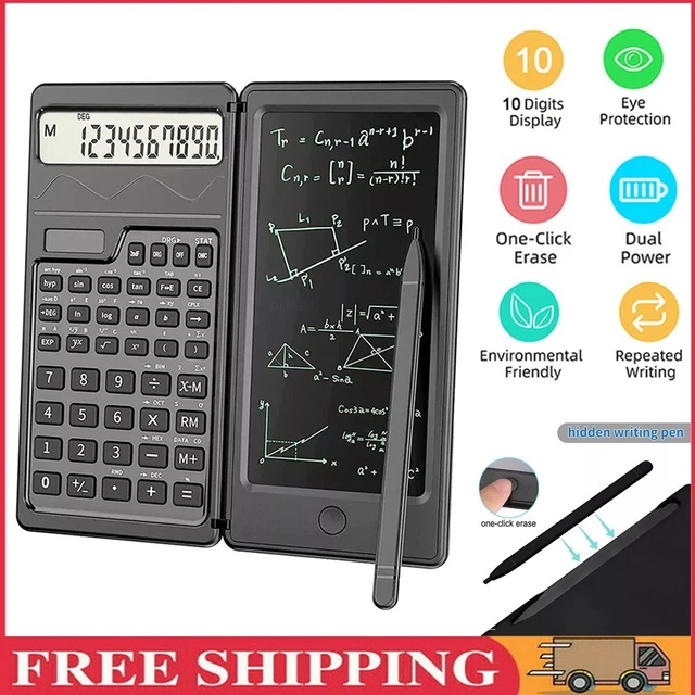 Calcolatrice Scientifica Con Lavagna - 240 Funzioni Display 2 Righe Per Scuola E Ufficio - Foto 11