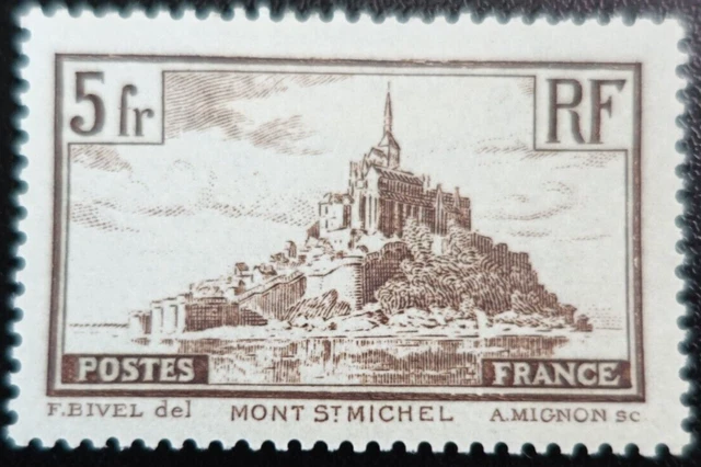 Frankreich Briefmarke Mont St Michel N° 260 Art I neuer Stempel MH