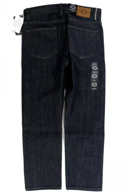 RVCA Men's Japanese Selvedge Denim 30 x 28 Modern Straight Jeans New Dawn $230 2