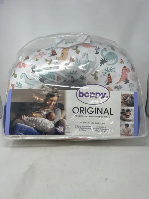 Boppy Nursing Pillow baby & multicolor Dinosaur Cover
