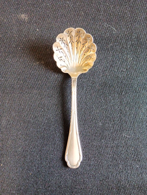 Cuillère ancienne bouillie métal argenté poinçon ercuis | Selency
