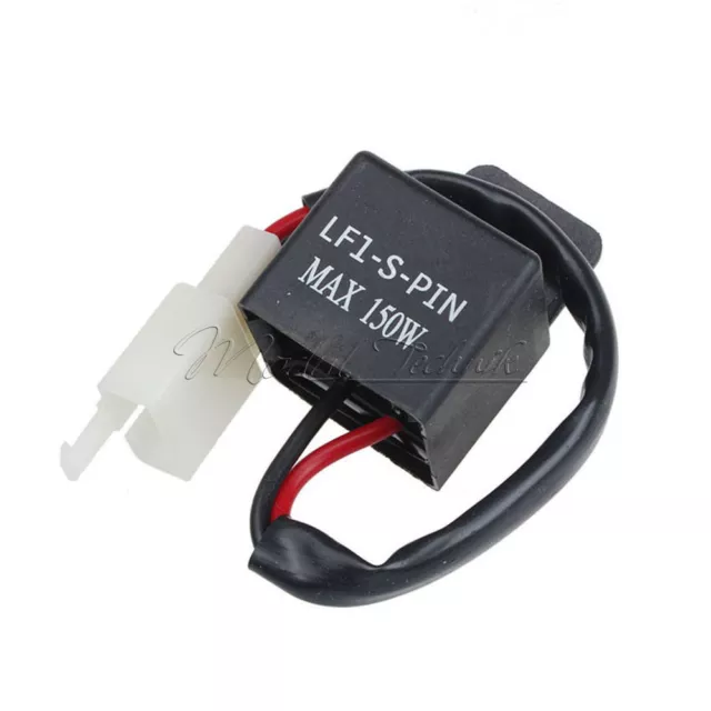 Motorcycle 2 Pin 12V Electronic LED Turn Indicator Light Flasher Blinker Relay