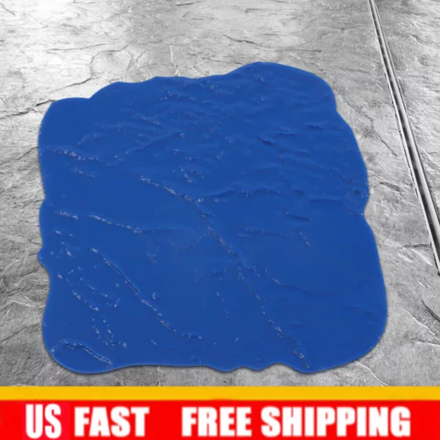 36" X 36" Seamless Slate Concrete Cement Texture Imprint Stamp Skin Mat Blue