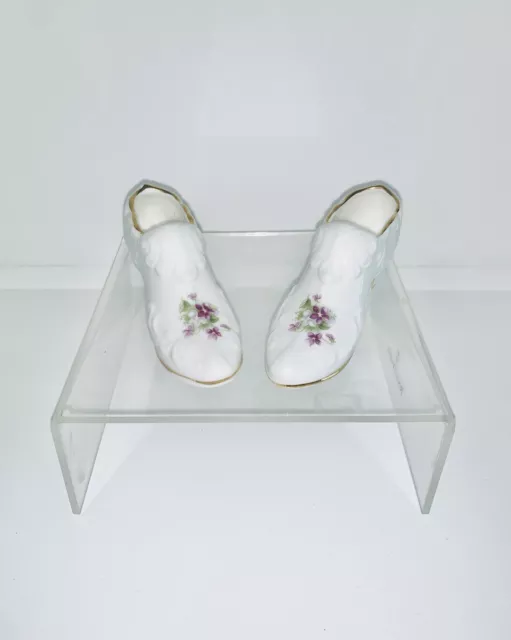 Royal Albert - Sweet Violets, pair of shoes / slippers. First quality, English