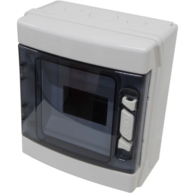 6 WAY CONSUMER Unit DIN Rail Distribution Enclosure Box IP65