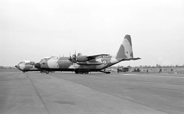 36 Sqn, Hercules C.1, XV192 at RAF Lyneham, 21 Sep 1967 - original B&W neg