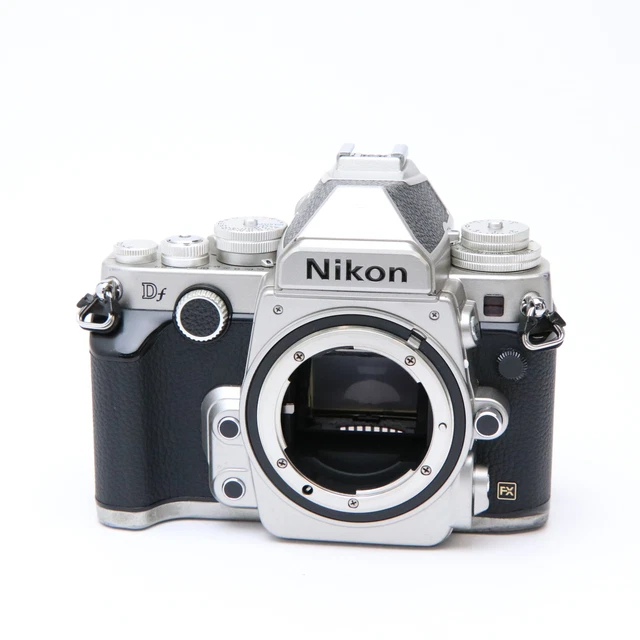 Nikon Df 16.2MP Digital SLR Camera Body (Silver) shutter count 338 shots
