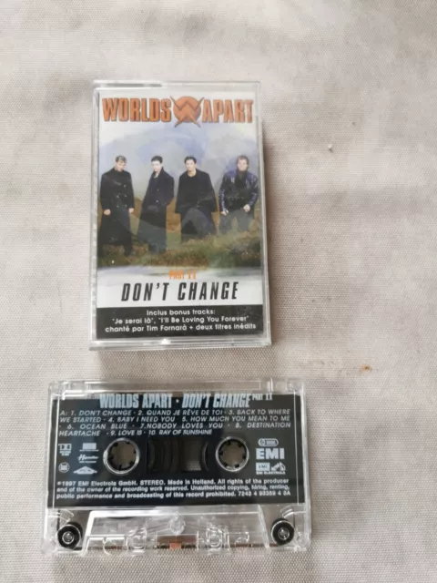 Worlds Apart Cassette  Audio  K7 Tape