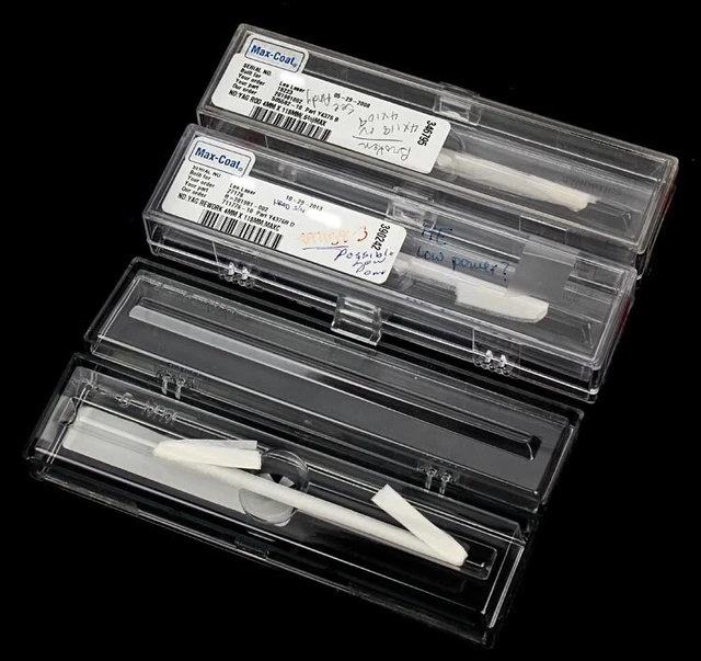 3x Northrop Grumman ND:YAG 4mm x 108mm Laser Cavity Pump Lamp Crystal Rod PARTS