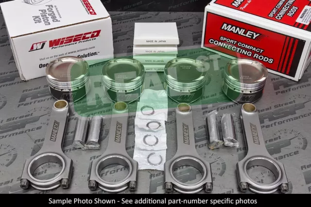 Wiseco Pistons Manley Rods TSX K24 K24A 87.5mm 12.89:1