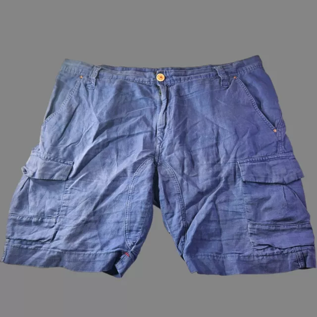 Robert Graham Cargo Shorts Size 38 Blue Classic Yates Casual Outdoors Mens