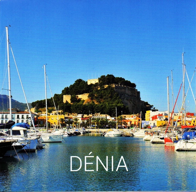 SHEET CITY MAP, Denia with Historic old town Enlarged, Costa Blanca ...