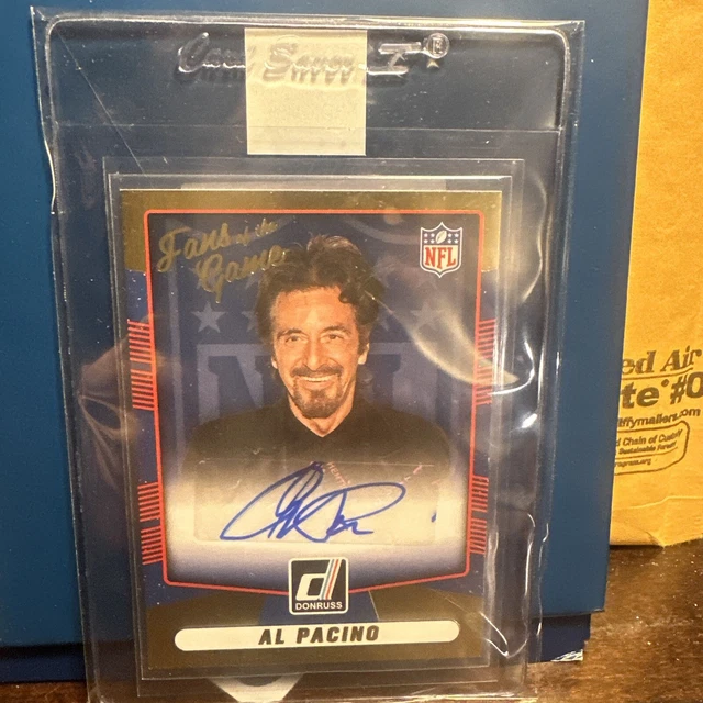 AL PACINO 2016 Panini Donruss Fans of the Game NFL Auto eBay authenticity