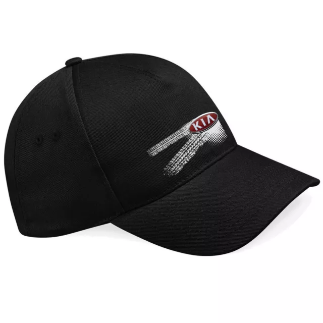 KIA Auto Logo Schwarze Baseball Cap Baseballcap- K068-SW