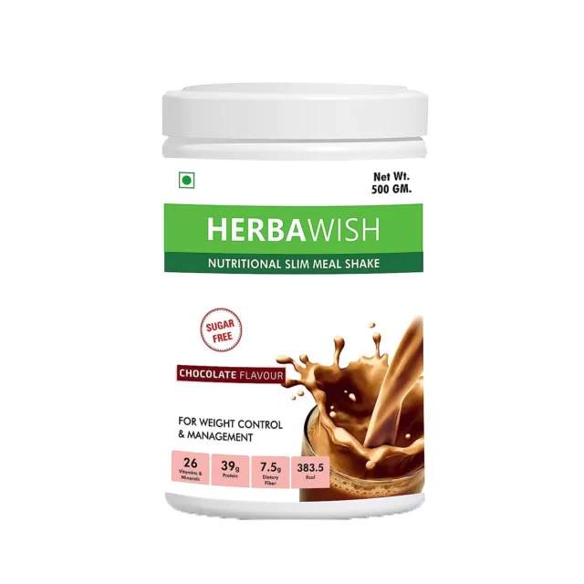 HERBAWISH Nutritional Slim Meal Shake Formula 1 for Weight Control & Management