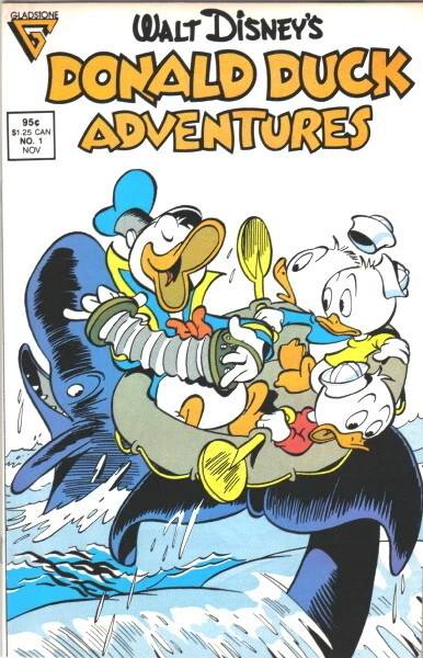 BANDE DESSINÉE WALT Disney's Donald Duck Adventures 1 Gladstone 1987