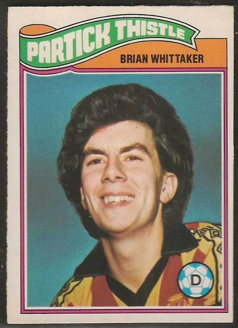 Topps-Football (Scottish Green Back 1978)-#071- Partick Thistle Brian Whittaker