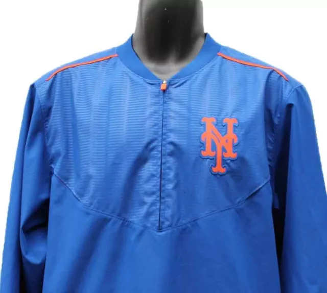 New York Mets Majestic MLB Authentic On-Field Cool Base Training Jacket