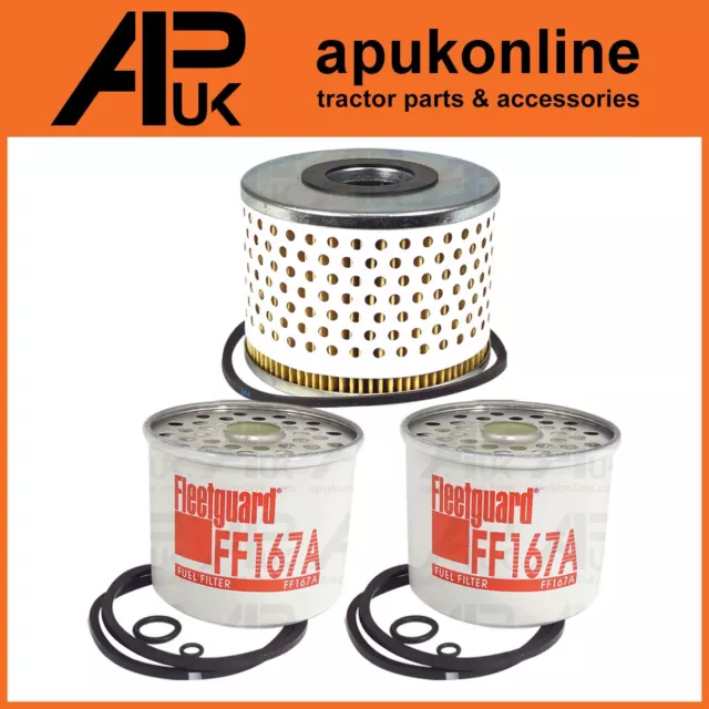 Fleetguard Oil & Fuel Filter Set for David Brown 770 780 880 885 900 950 Tractor