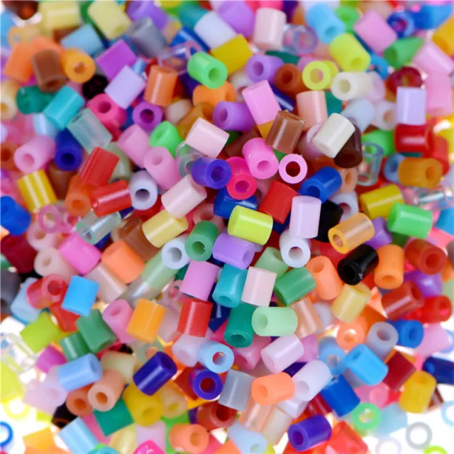 700pc Pastel Colors Plastic Pony Beads