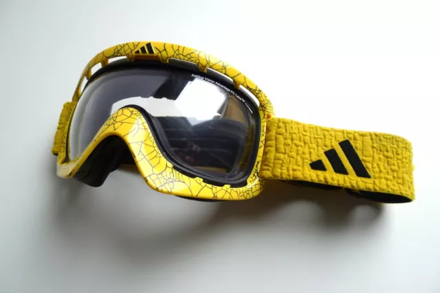ADIDAS ID2 GOGGLES Ski Snowboard MTB MX Bike Yellow Black Clear Antifog Lens EUR 41 64 PicClick FR