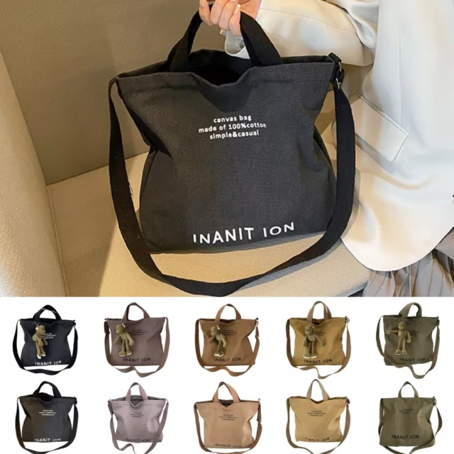 Women Tote Bag Top Handle Canvas Bags Ladies Crossbody Large Capacity Shopping