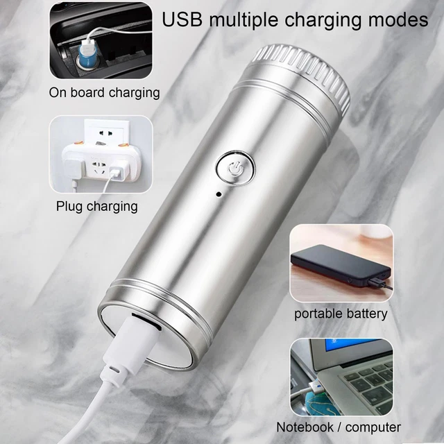 Afeitadora USB de larga duración conveniente para llevar mini afeitadora eléctrica útil ABS