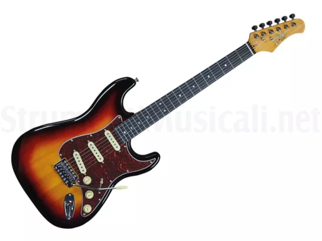 EKO S-300 STRATOCASTER vintage SUNBURST CHITARRA ELETTRICA  ,NUOVA