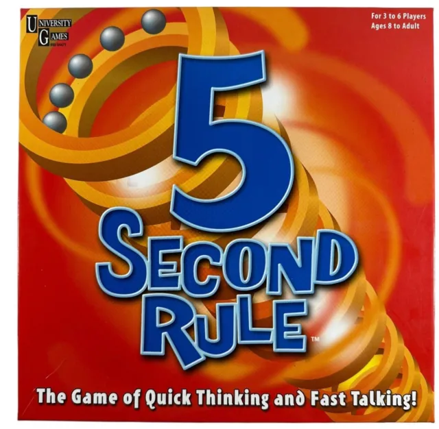 5 Second Rule Think Quick, Talk Fast! Game by University Games (8yrs+)