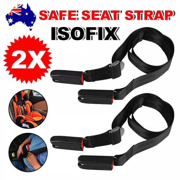 Universal Auto Isofix Strap Latch Link Belt Anchor Holder Child Safe Seat Band