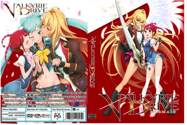 Valkyrie Drive Mermaid The Complete Series (Blu-ray + DVD) NEW With Slip  Cover 704400078569