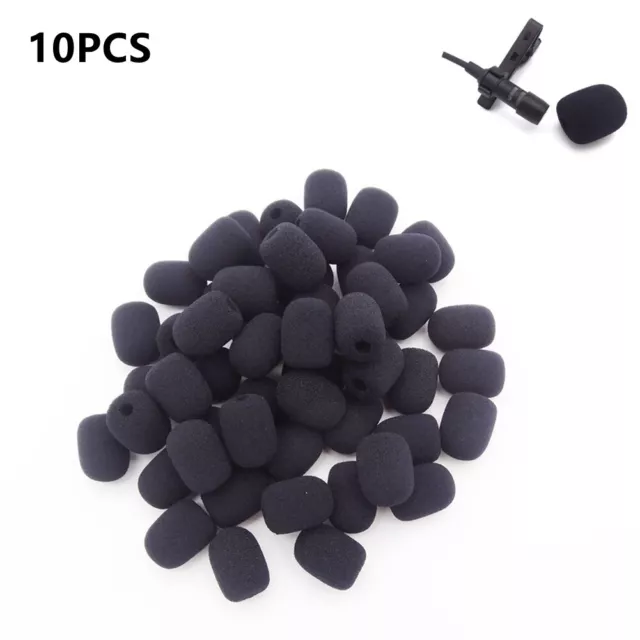 10P 6*20MM Mini Microphone Headset Windscreen Sponge Foam Mic Cover Mutil-colors