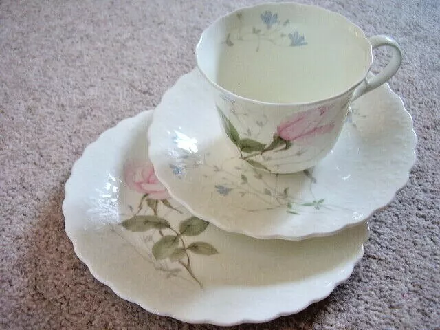 MIKASA JAPAN bone china Porcelain Tea TRIO Cup ,plate and saucer,April ROSE