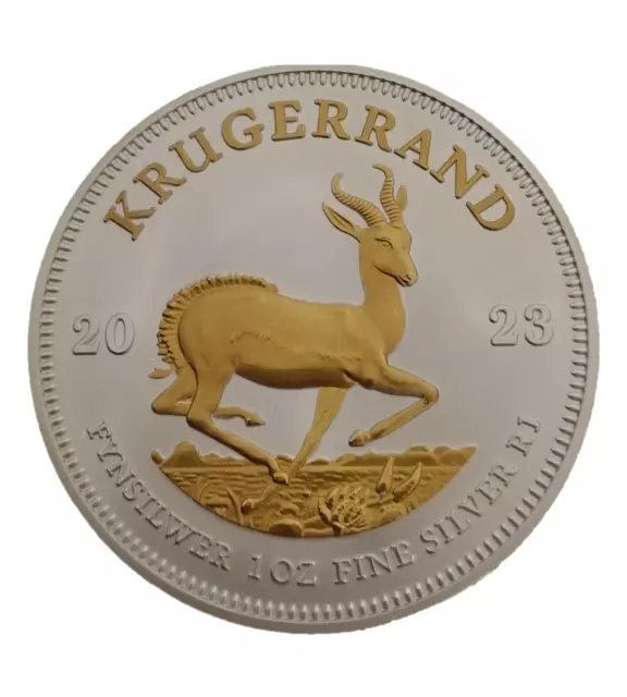 2023 Gilded Silver Krugerrand 1Oz Edition 2