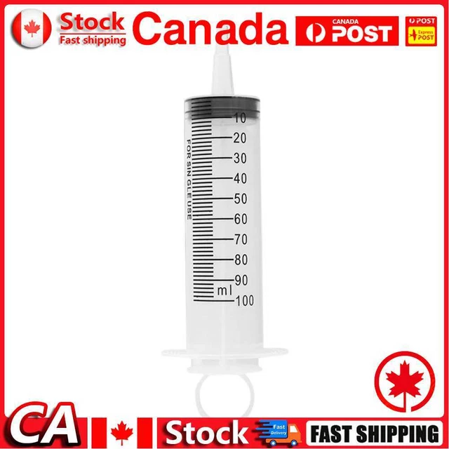 100ml Syringe Health Enema Syringe Watering Refilling for Industrial Hydroponics