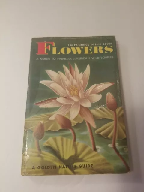 Vtg A Golden Nature Guide Book FLOWERS 1950