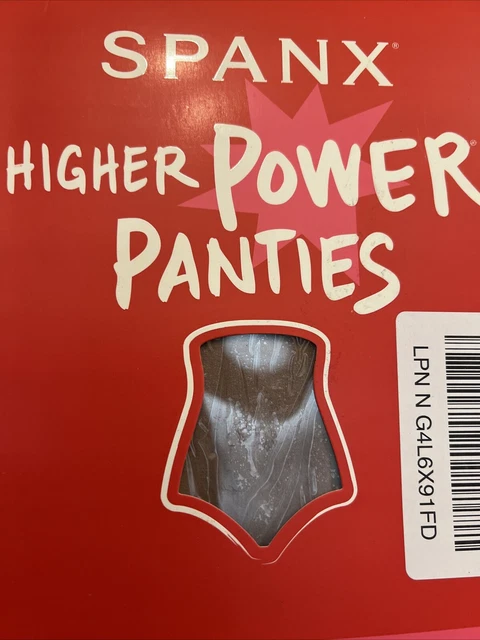 NEW SPANX HIGHER Power Panties Style 2746 Color Cafe Au Lait Size Large ...