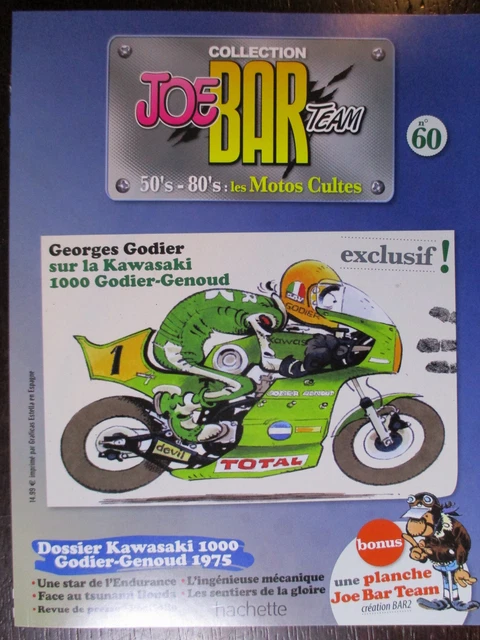 Figürchen Joe BAR Team Bike Joe Motorrad Guzzi V7 750 1969 1/18 aus Harz Bd