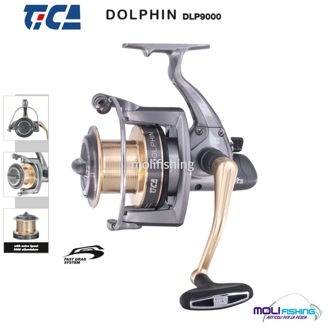 MOULINET DE PÊCHE Surfcasting TICA Scepter GTB9000 - 2 Pions Aluminium Max Drag EUR 76,53 - FR