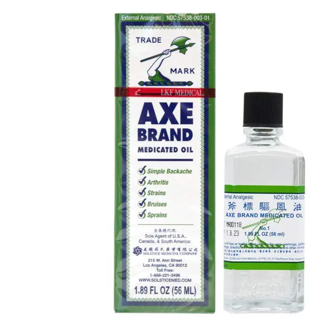 AXE Marke Universal Öl Für Kalt Und Kopfschmerzen 56ml Flasche