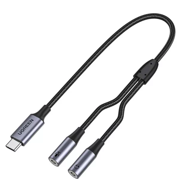 UGREEN Adattatore USB C 90 Gradi a Jack 3,5 mm p…