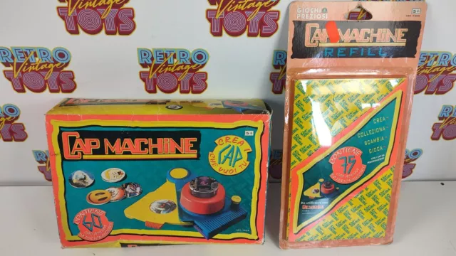 Cap Machine + Cap Refill = 60+75 Adesivi Crea I Cap Giochi Preziosi 1995