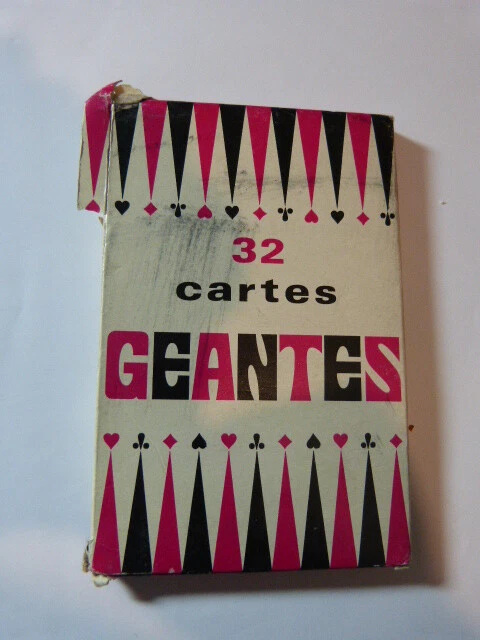 Jeu De 32 Cartes Françaises Vitrex / B.P. Grimaud – Vintage Années 50 – Neuf