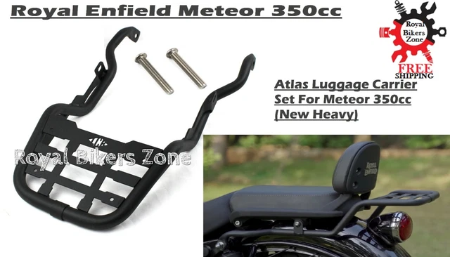 Royal Enfield "Meteor 350cc" Black "Atlas Luggage Carrier" Heavy New