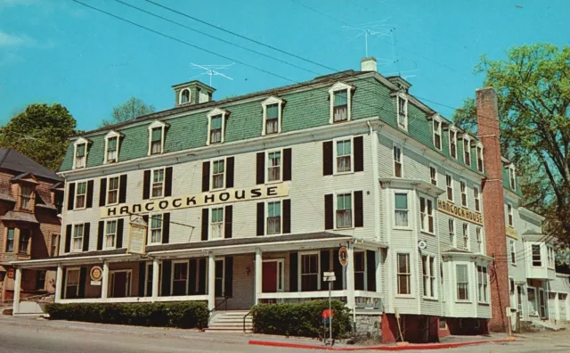 Vintage Postcard Hancock House Down East Hotels Vacationland Ellsworth Maine ME