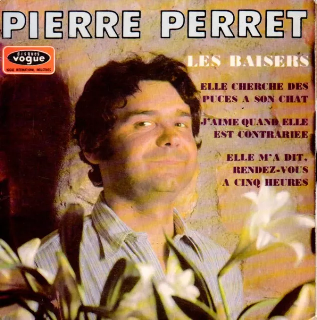  disque vinyl 45 tours EP  Pierre Perret Les baisers