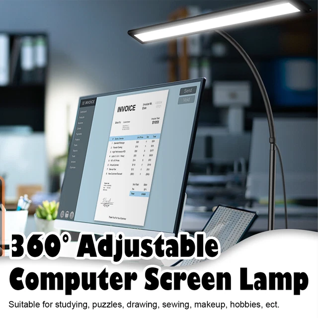 70CM STEPLESS DIMMING Night Light dimmable Computer colour Screen Clamp