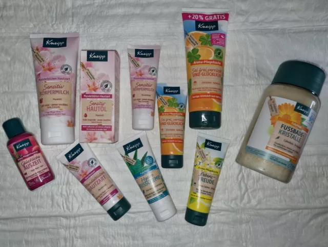 ✨️ Kneipp Set Paket Körperpflege Creme Öl Dusche 10Teile Neu !!!