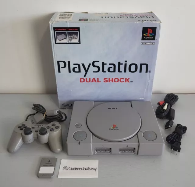 Sony PlayStation 1 (PS1) Console Bundle - NTSC-U/C *BOXED W/ Controller & Cords*