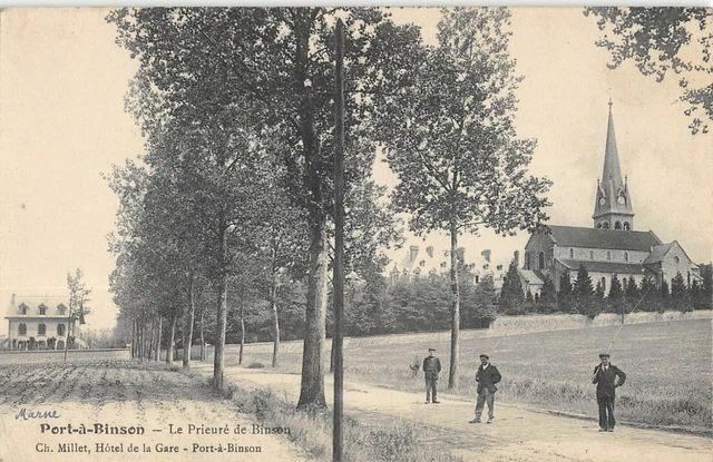 Cpa 51 Port A Binson Le Prieure A Binson